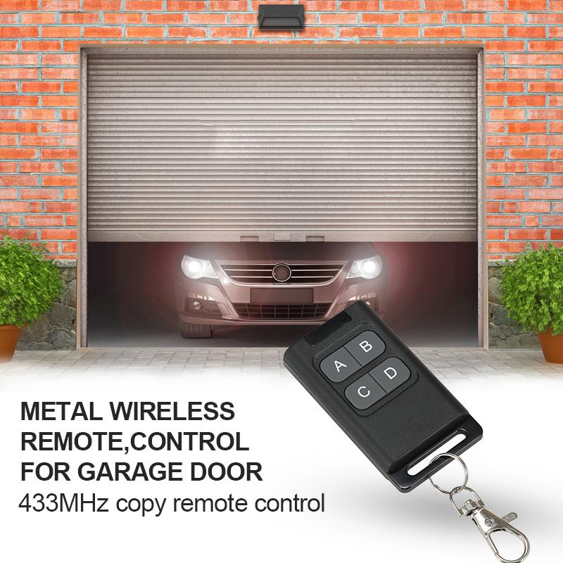 

Smart Home Control 433MHZ Remote 4 Button Garage Gate Door Opener Duplicator Code Car Key Copy