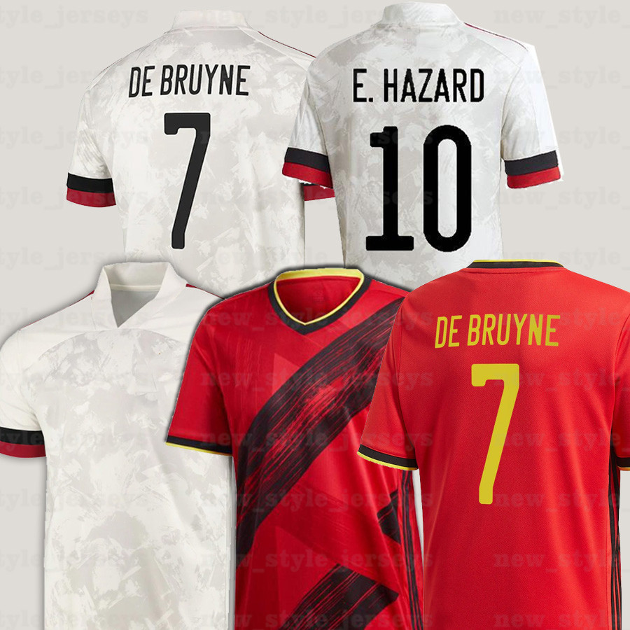 

Belgium Soccer Jersey Football Shirt KOMPANY uniforms 7 DE BRUYNE R.LUKAKU 10 E.HAZARD MERTENS WITSEL BATSHUAYI TIELEMANS CARRASCO T. MEUNIE, Black;yellow