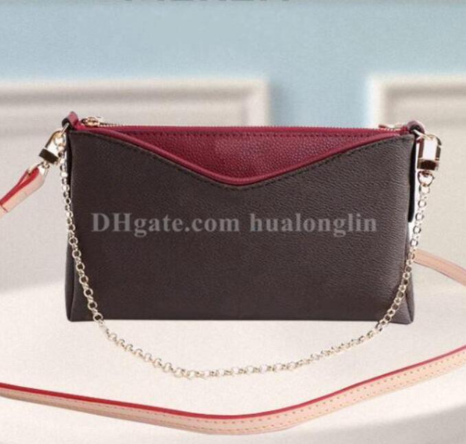 

Women Bag Handbag purse clutch shoulder cross body high quality serial number flower with chain fashion lady, Black