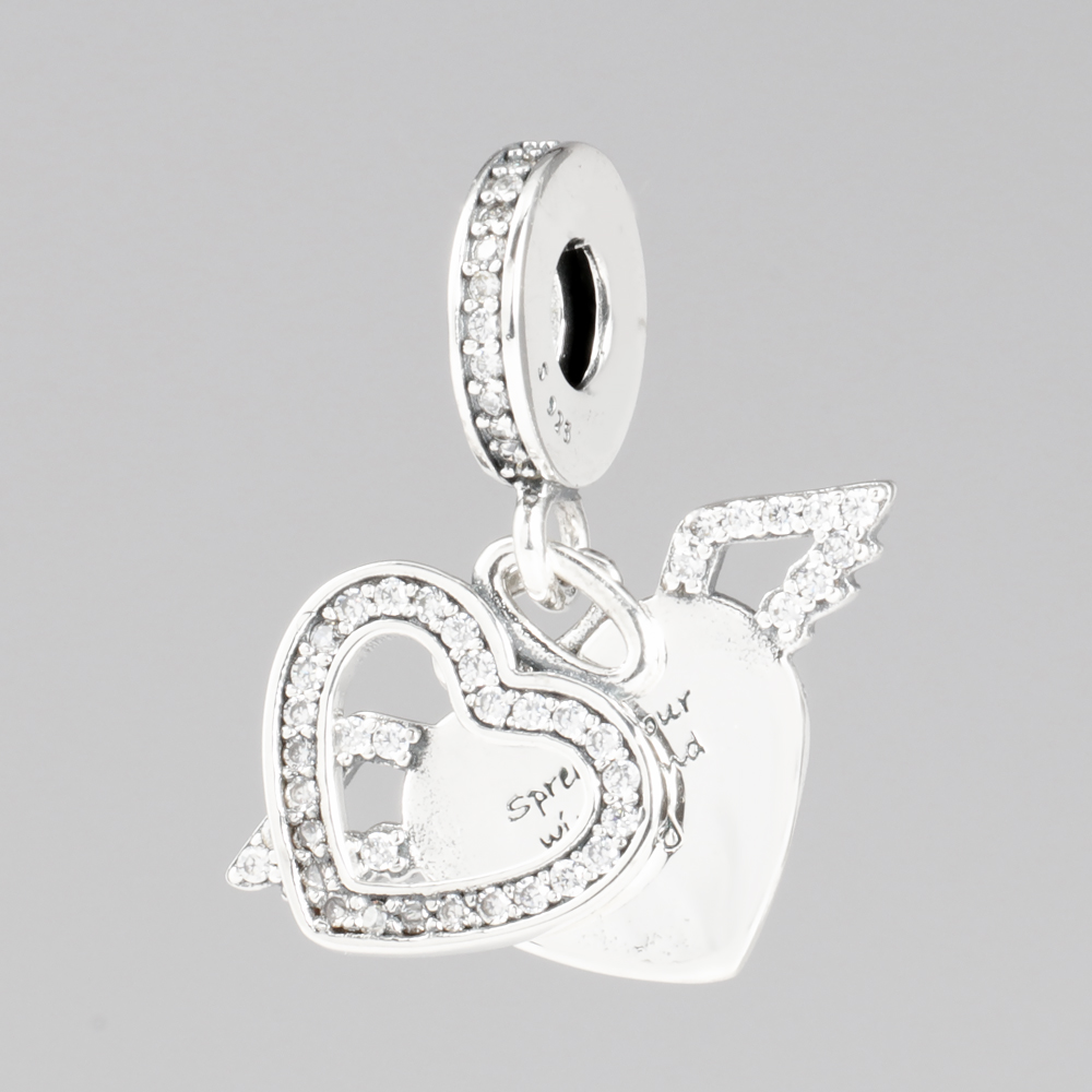 

2021 Fashion Pendant 925 Sterling Silver Romantic Gift European Charms Beads Fit Lovers Necklace Bracelets DIY Jewelry 20pcs/lot Free ship 798485C01