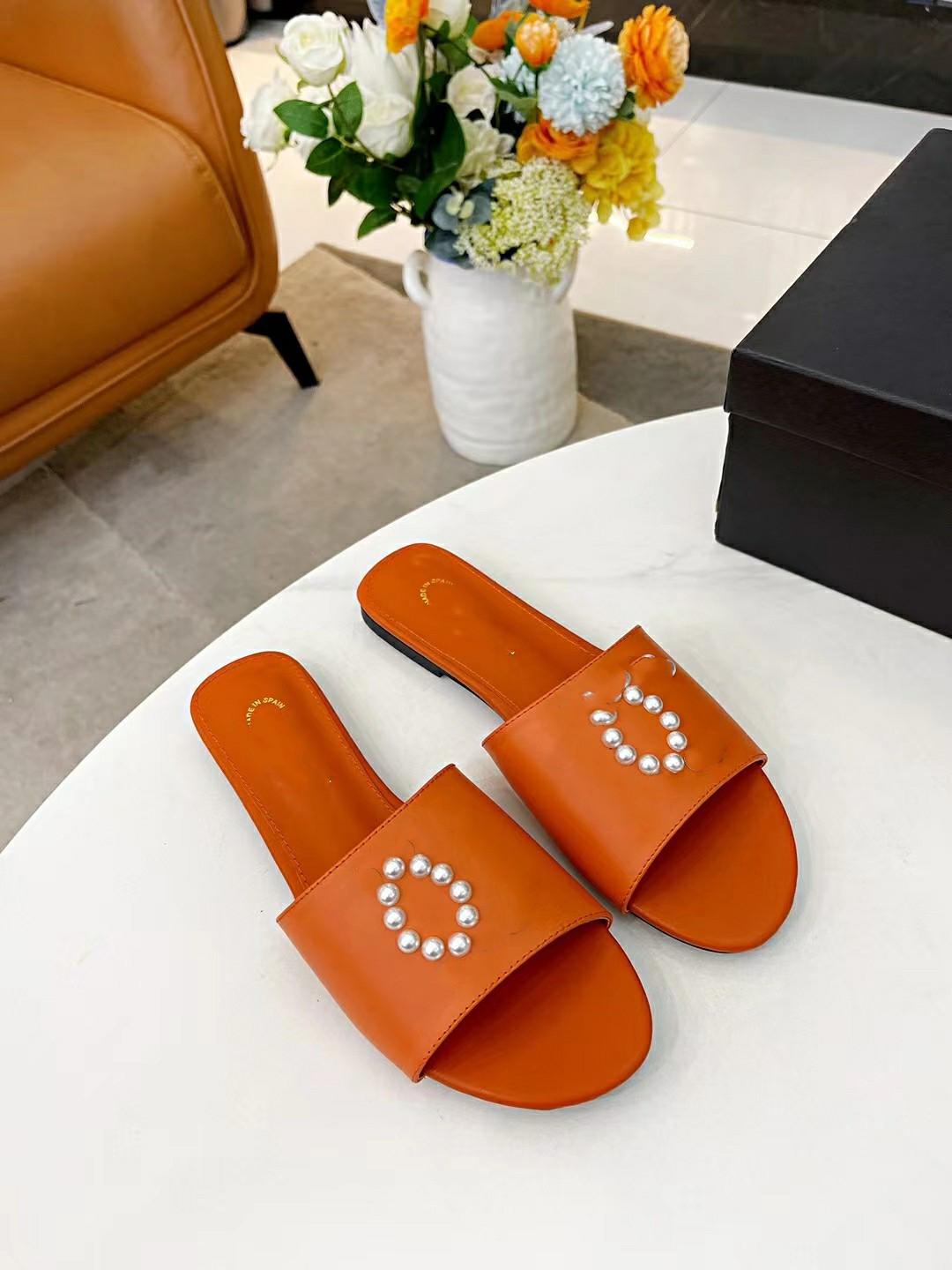 

2022 slippers designer ladies sandals with dress box dust bag shoes snake print slide summer wide bottom flat size 35-42, White