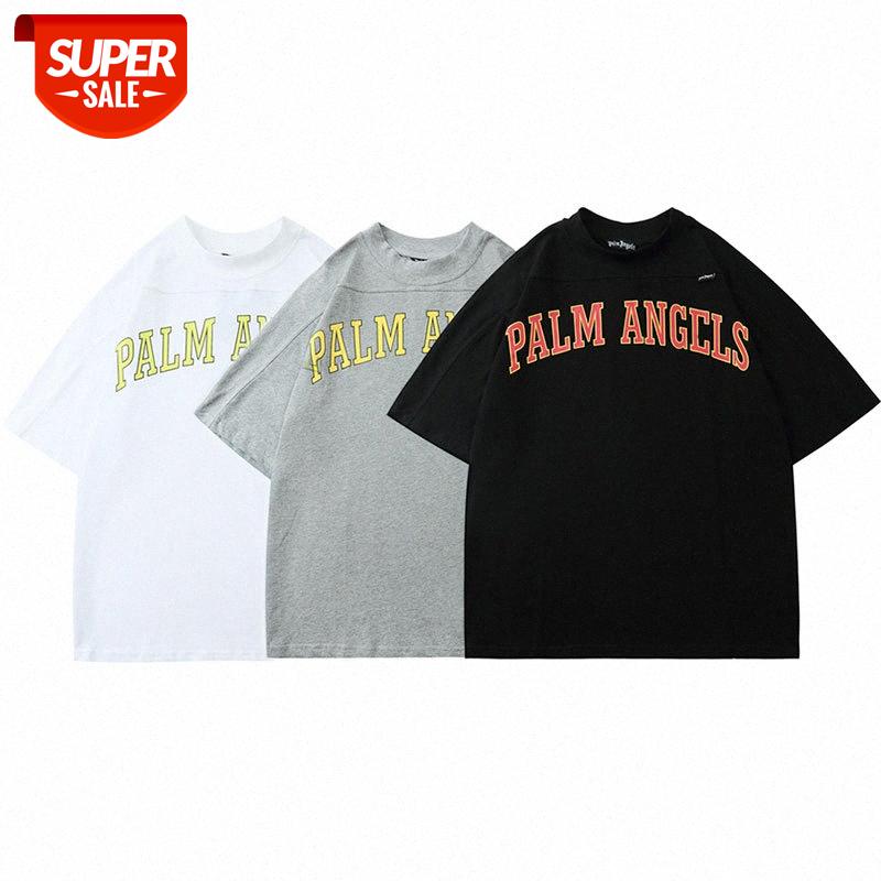 

Beauty PALM ANGCLS short-sleeved T-shirt physical letter printing PA Angel Angels casual TEE #ur1p, White;black