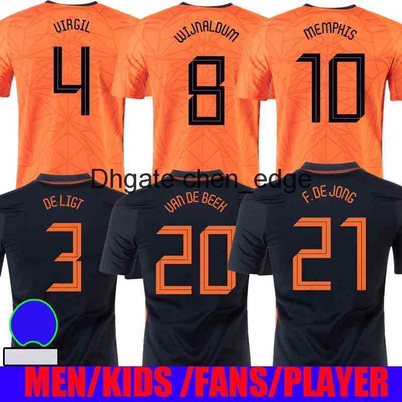 

Netherlands 2021 soccer Jersey DE LIGT Cruyff MEMPHIS Holland Klaassen Gullit 2022 WIJNALDUM PROMES DE JONG VIRGIL VAN DE BEEK blind men, Home+patch