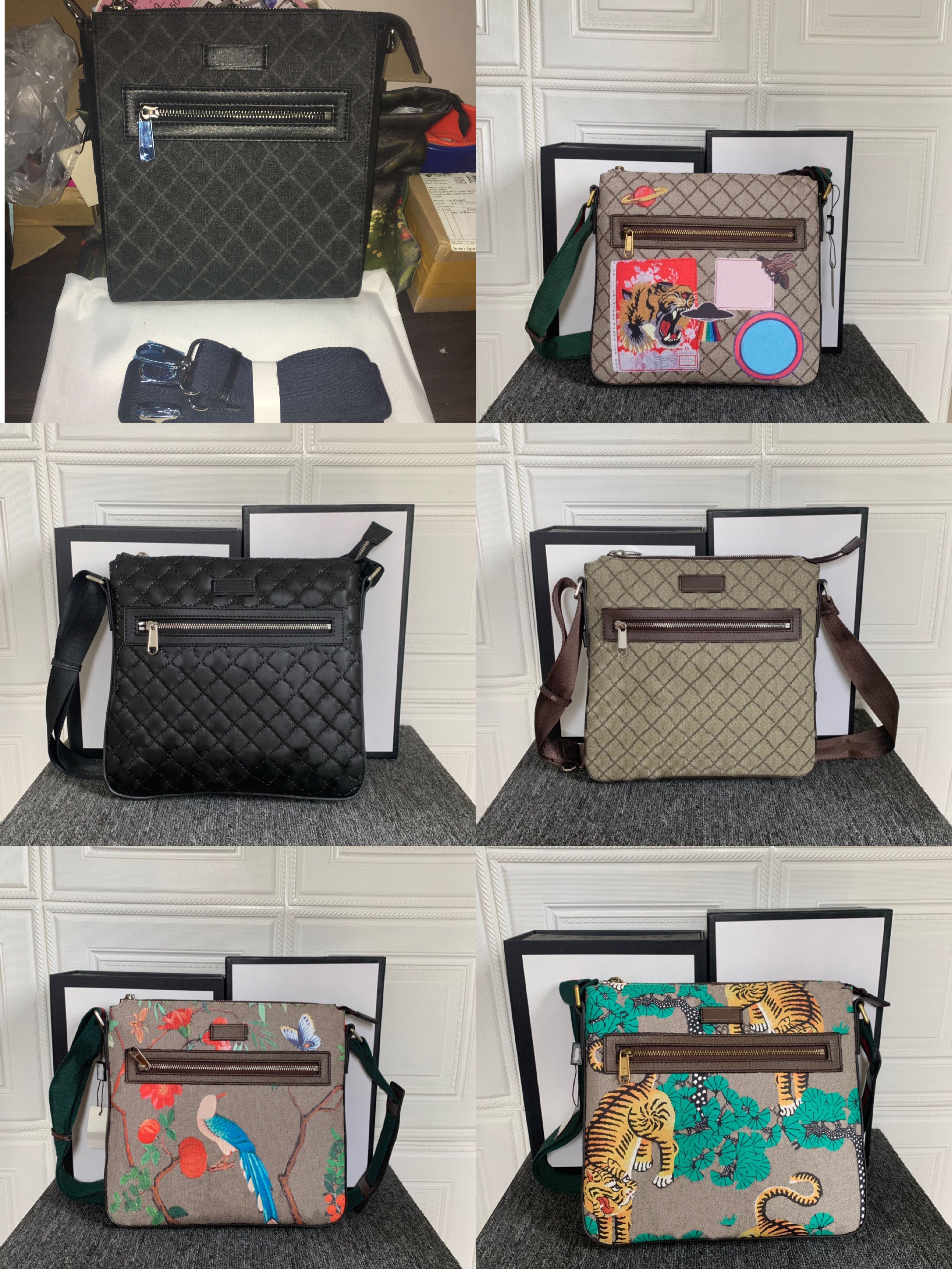 

New man bags cross body bag fashion crossbody men mens designer ba g Size 21x23*4cm model 547751