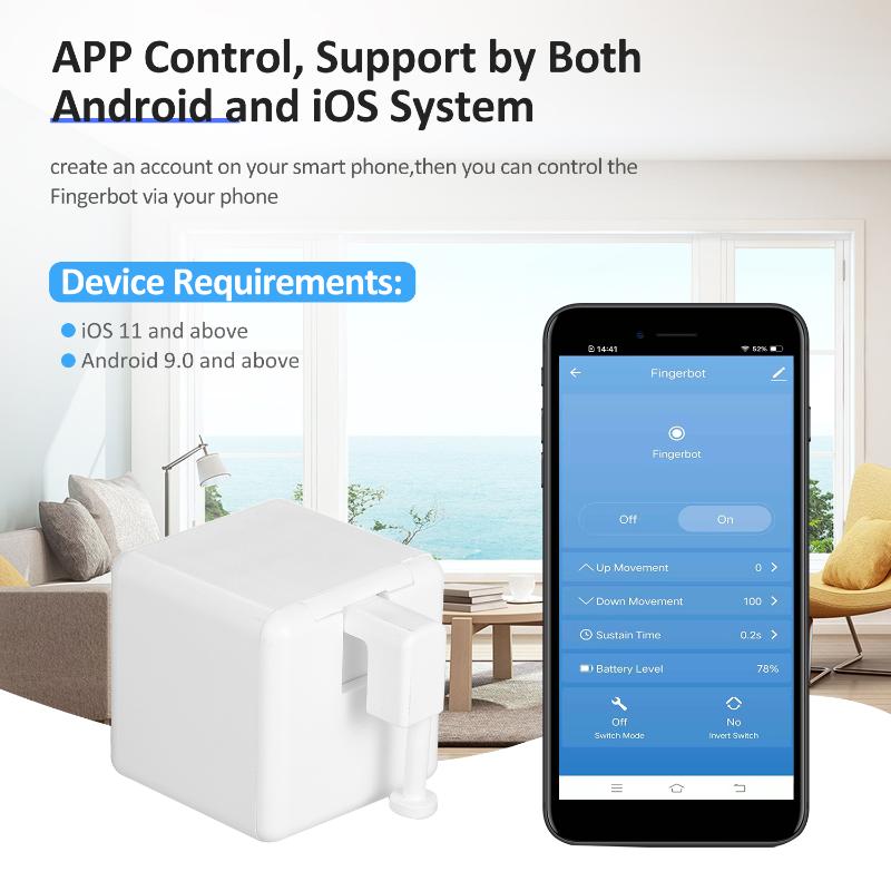 

Home Fingerbot Bridge BT Smart Gateway Hub Wireless HomeHub Intelligent Remote Control Compatible With Devices