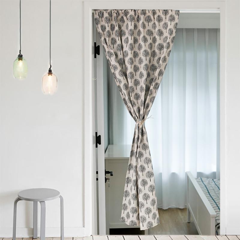 

Curtain & Drapes Door Way Curtains Extra Thick Linen Fabric Home Entrance Decor Tapestry Bathroom Partition