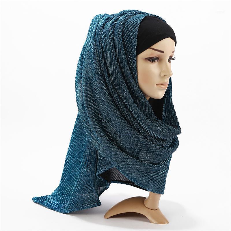 

Scarves 1PC Malaysia High-end Bright Silk Headscarf Scarf Women's, Blue;gray