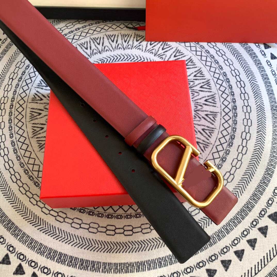 

V 2021 4cm and Fashion Women luxurys men designers belts Classic Belt with Box, D6656 real leather production ,the factory source 5542, With box top quality