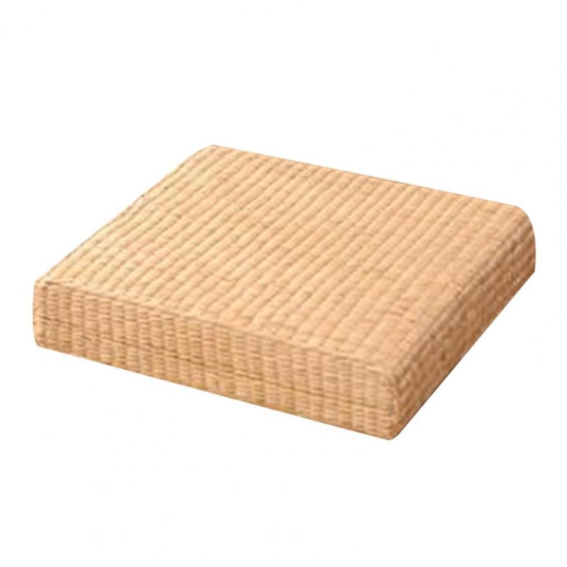 

Cushion/Decorative Pillow 1pc Straw Cushion Hand-Woven Natural Cattail Mat Pouf Reusable Breathable 40cm X 6cm, 4040cm