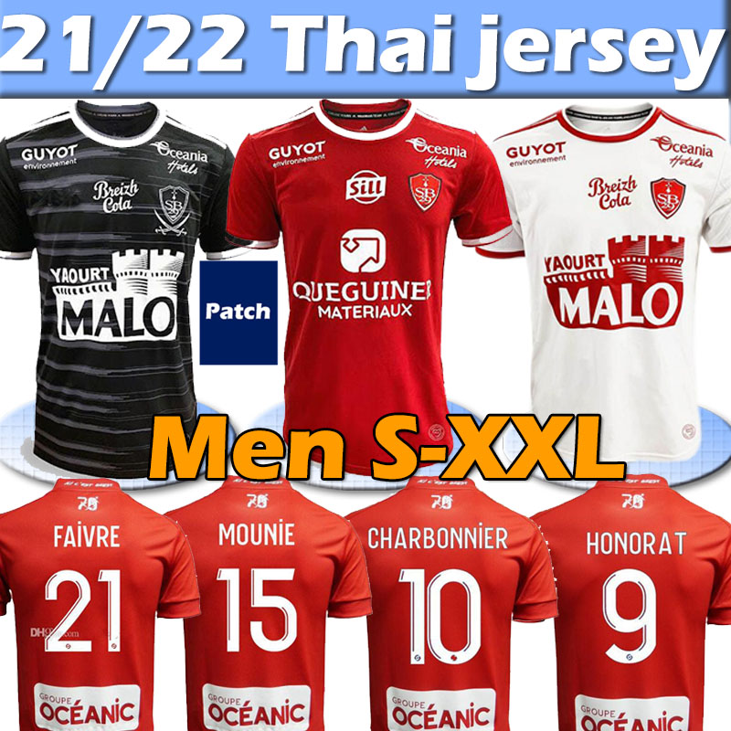 

21/22 Brest Stade 29 SOCCER JERSEYS HOME AWAY DIALLO Charbonnier LASNE 2021 2022 MAILLOT DE FOOT FAUSSURIER GRANDSIR BRESTOIS FOOTBALL SHIRT thailand, 21 22 home