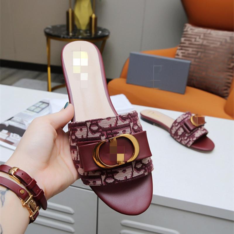 

2021 4 STYLE Paris Women luxurys designers sandals Slippers Summer Girls Beach womens sandal Slides Flip Flops Loafers Sexy Embroidered shoe, Black