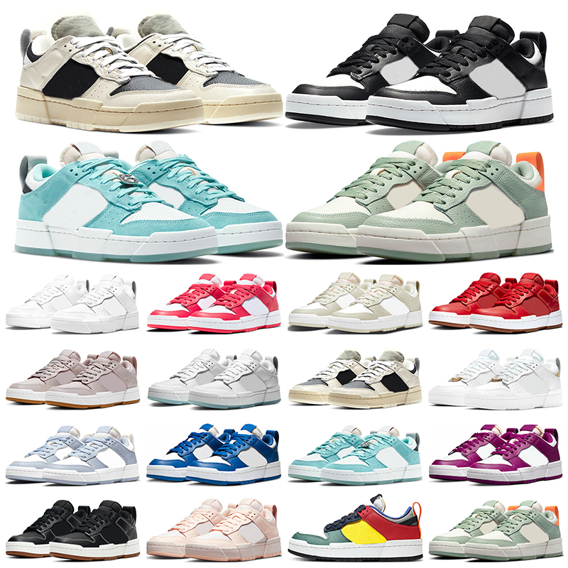 

dunk low disrupt men women running shoes dunks Black White Cactus Flower Copa Game Royal Ghost Metallic Gold Pale Ivory Photon Dust trainers sports sneakers, #1 black gum 36-45