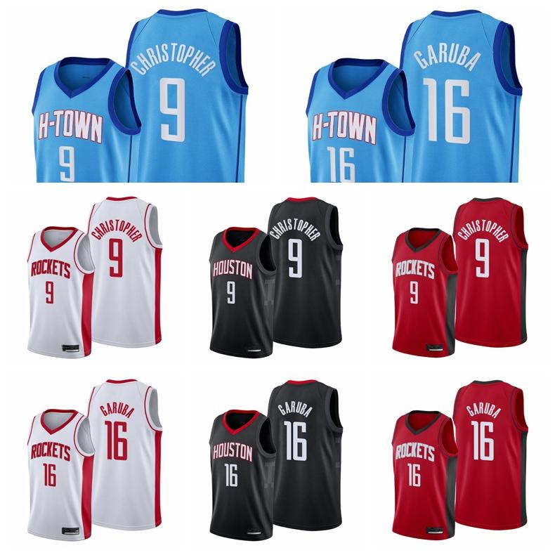 

2021 Draft Usman Garuba 16 Josh Christopher 9 Basketball Men Blue Jersey Edition City