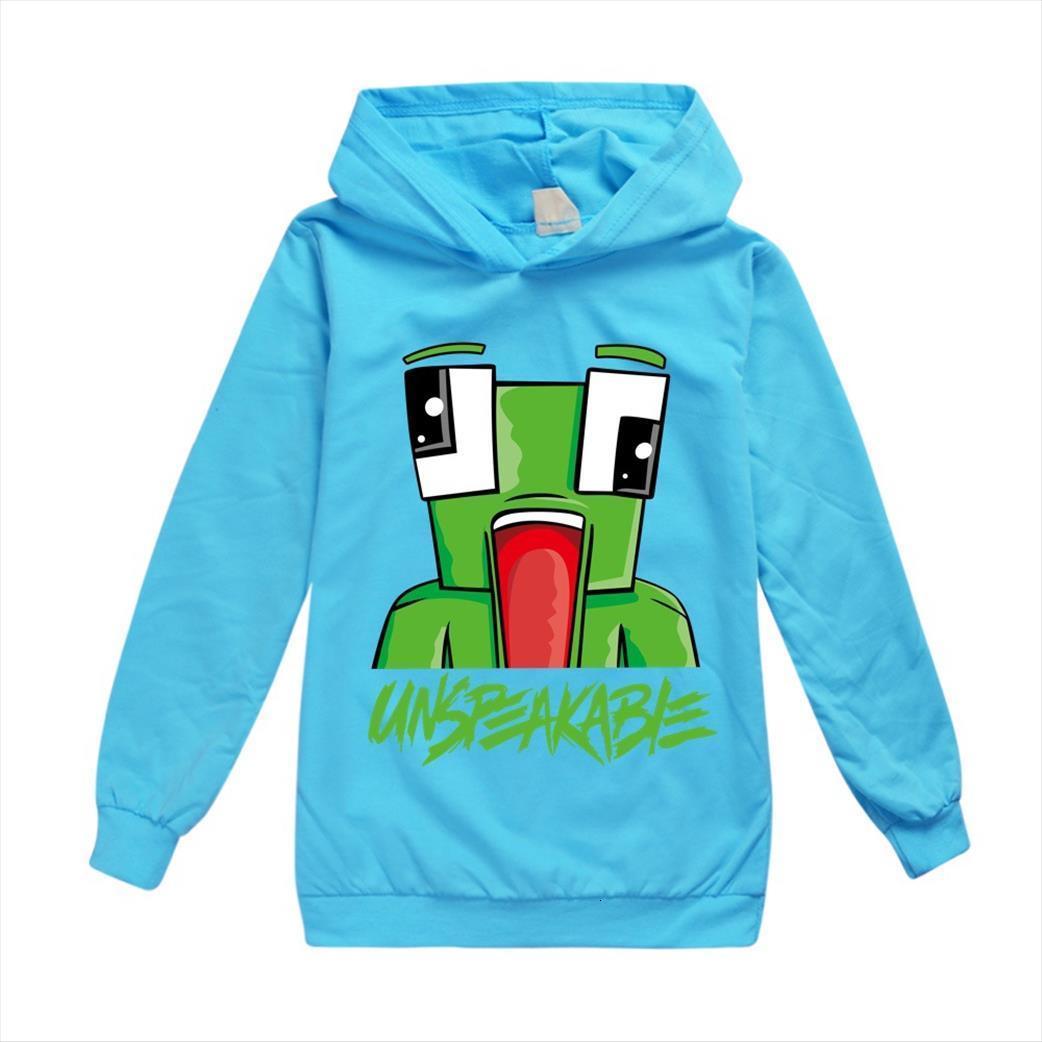 

inspired unspeakable alan walker youtube boys print sweatshirt hoodies girls clothes for children full sleeve pullover, Blue