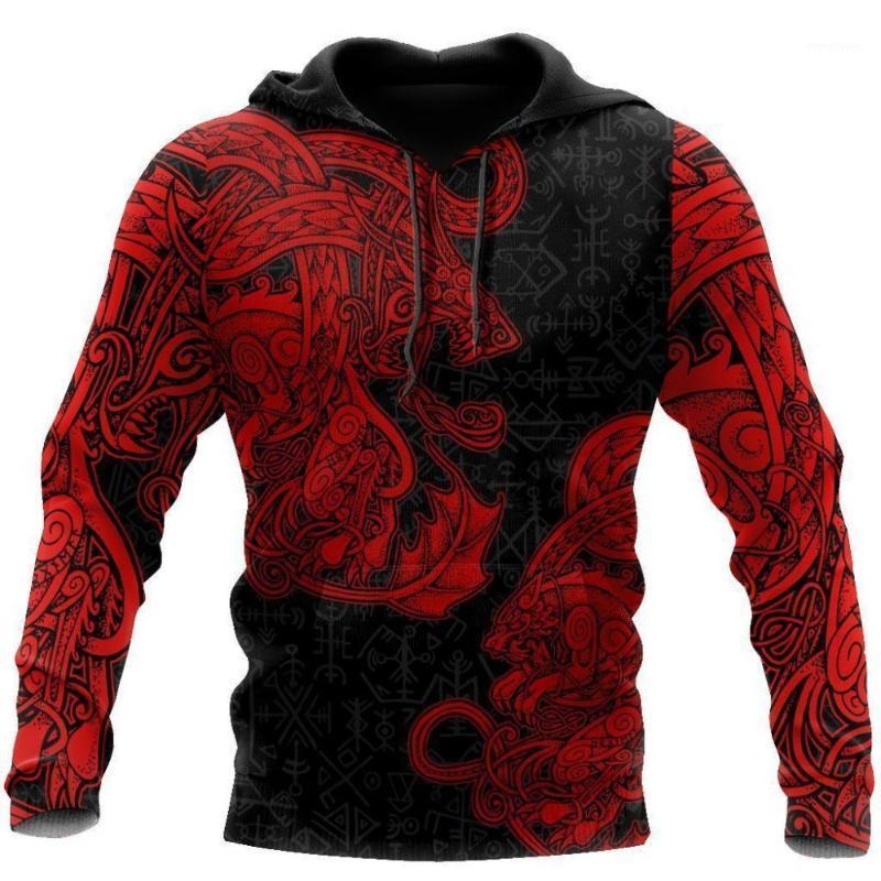 

Men's Hoodies & Sweatshirts Printed Sweater Fashion Man Casual Pullover Hoodie European And American Viking Anime Cosplay Men Streetwear, 005