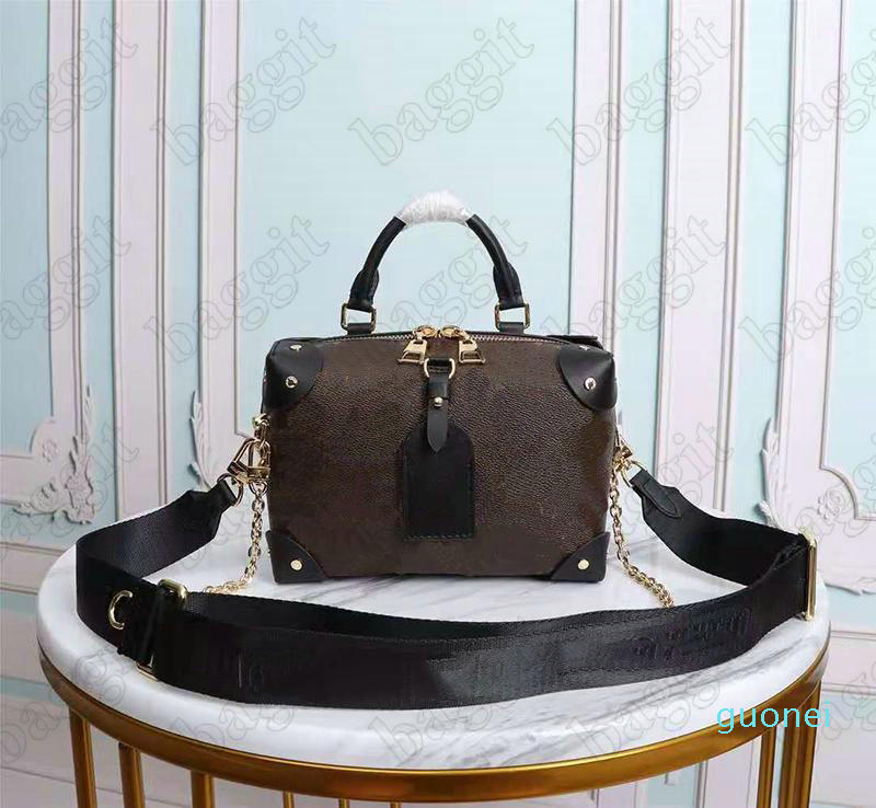 

Petite Malle Souple Womens Designer Chain Bag Cross body Leather Handbag Designers Luxurys 2021 Collection Handle Purse Wallets Flap 52652