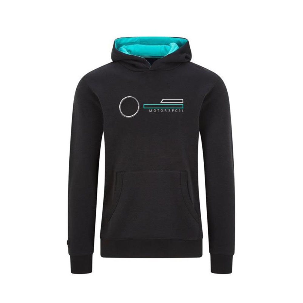 

f1 jacket hooded coat fall/winter men's casual tops formula 1 racing jersey same series f1 t-shirt motorcade team uniform tee large size can be customized