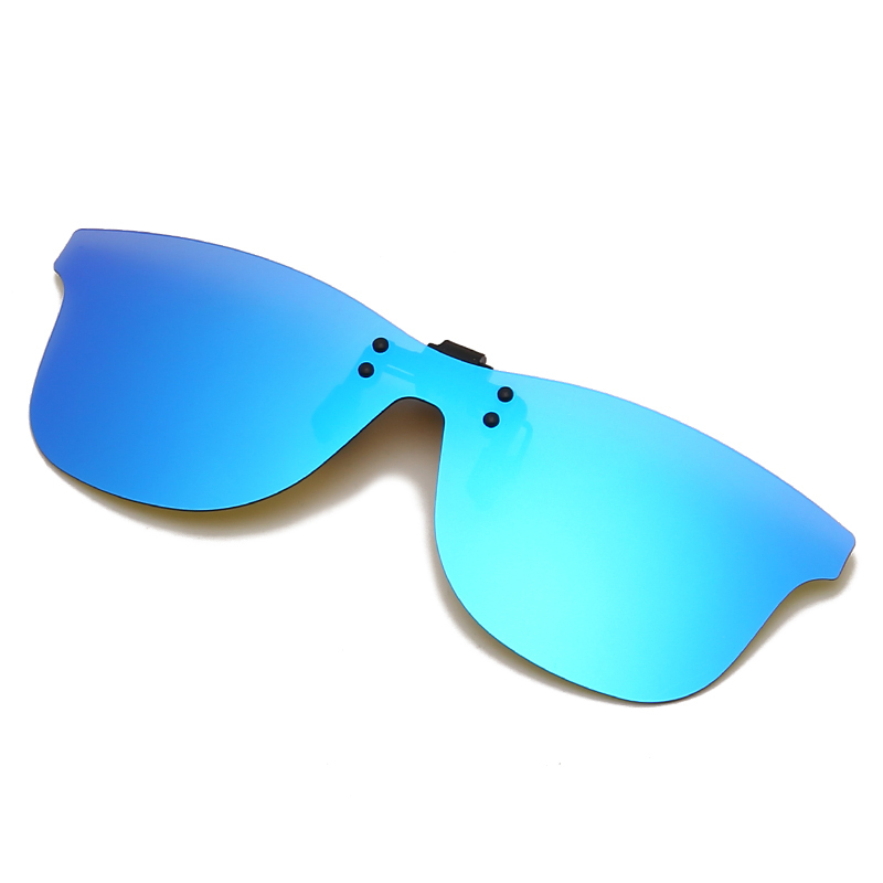 

Square Clip on Flip up Polarized Lens For Prescription Glasses Women Men Driving Night Vision Glasses UV Protection Sunglasses Glasses wholesale, White;black