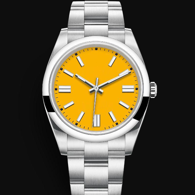Wristwatches 41mm 2021 Men's Automatic Mechanical Watch 124300 Stainless Steel Eta2813 Movement 1:1 Black Blue Dial-image-703418875