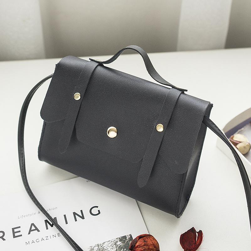 

Evening Bags Women's Mini Candy-colored Design Portable Coin Purses 2021 Spring Casual Pink Slung Shoulder Cell Phone Sling Bag