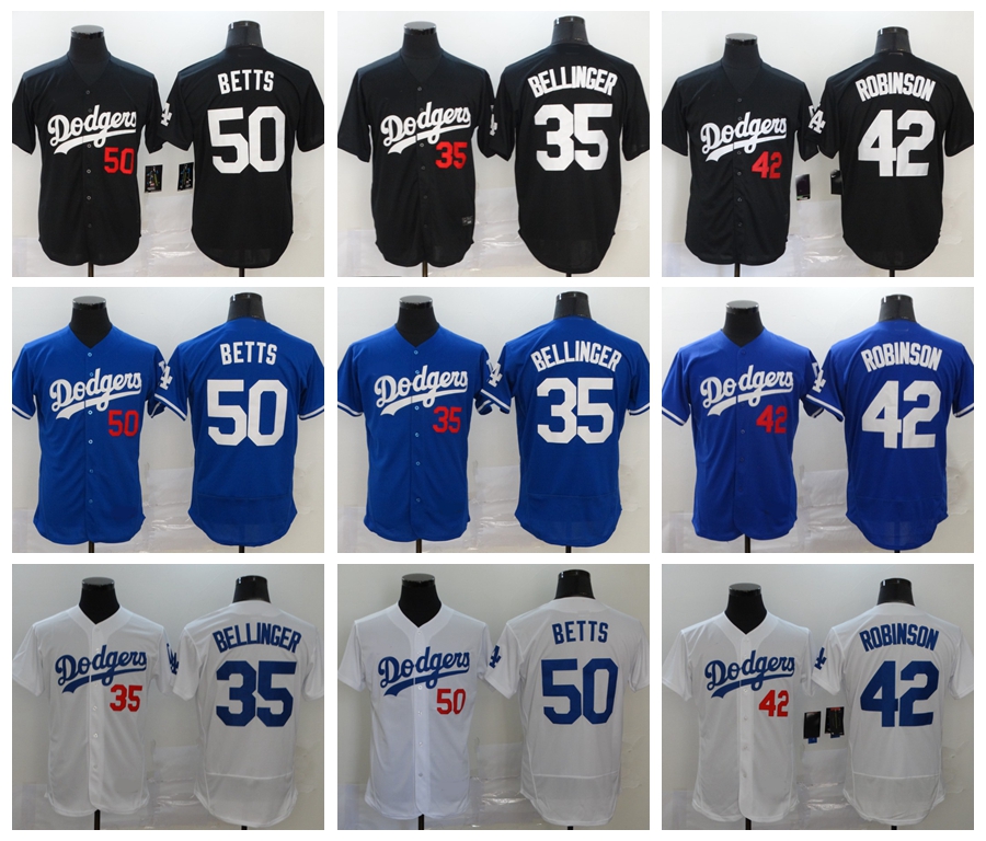 

Baseball Jersey 35 Cody Bellinger 50 Mookie Betts 42 Jackie Robinson Men Women Youth Los AngelesDodgersJersey 2021 930, Blue;black