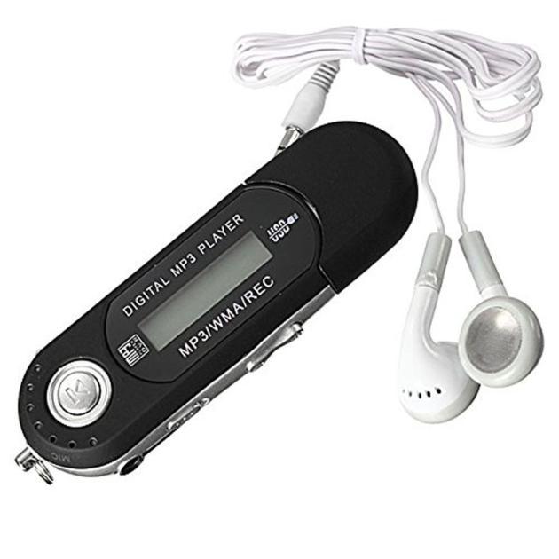 

& MP4 Players 8GB Portable USB 2.0 Flash Drive LCD Mini MP3 Music Player FM Radio Voice Recorder Fashion Sport Walkman With 3.5mm Earphones