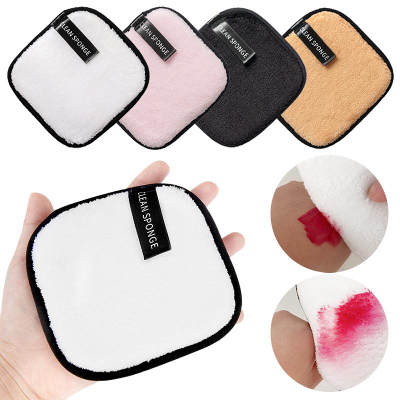 

Sponges, Applicators & Cotton 1Pcs Reusable Facial Makeup Remover Pads Double Sided Make Up Removal Puff Cosmetic Cleaning Wipes Beauty Tool
