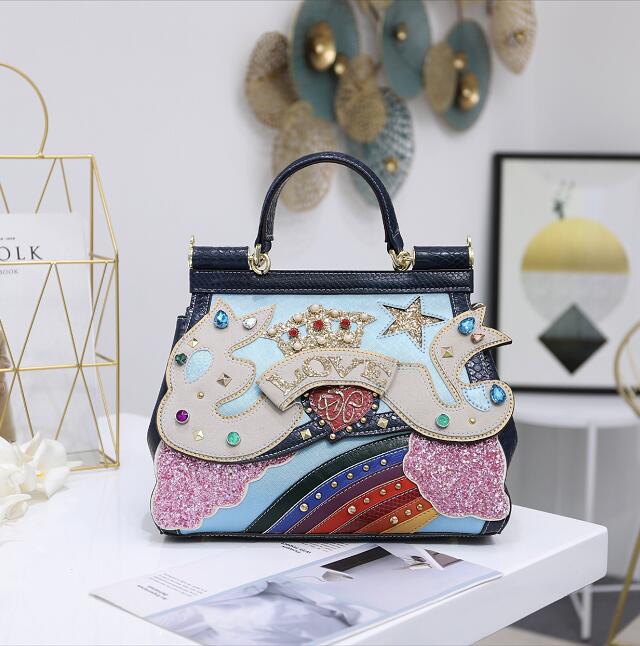 

2020fashion ladies handbags D G dinner bags shoes women, Red
