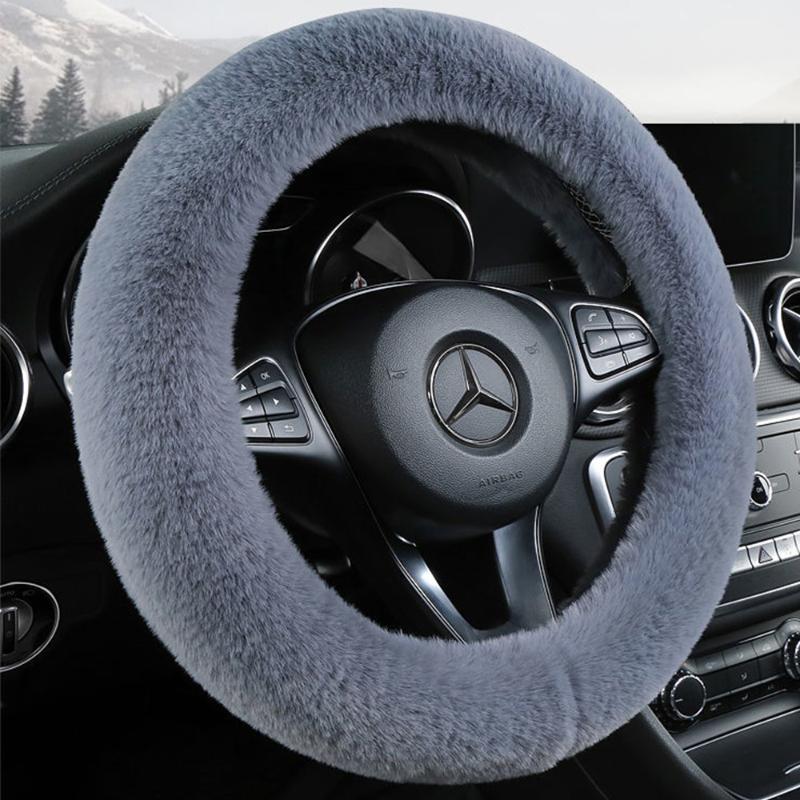 

Steering Wheel Covers Car Cover Breathable Non-Slip Suitable For 37-38cm Decoration