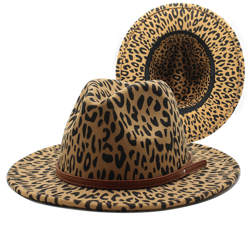 

Berets 2021 Autumn winter wool men's fedoras women's felt hat Ladies sombrero jazz Male bowler outdoor vintage top s large size 6A, 01
