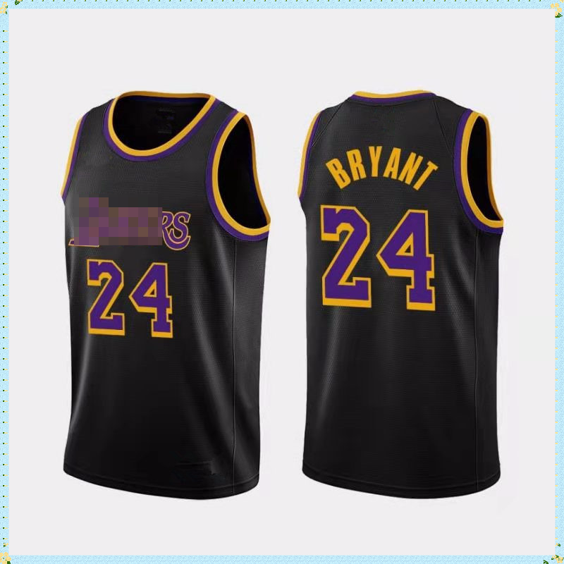 

Los 2021 Angeles LeBron 23 James Jersey BRYANT Jerseys 2 4 top, Black;red