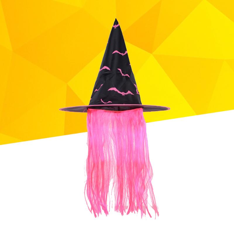 

Party Hats Hat Witch Dress Cap Wig Makeup Props For Cosplay Festival Masquerade )