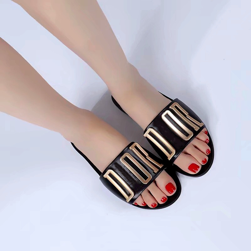 

2021 A12 Designer women sandals ladies luxury genuine leather slippers flat shoe Oran sandal party wedding shoes with box size 35-42, Blue