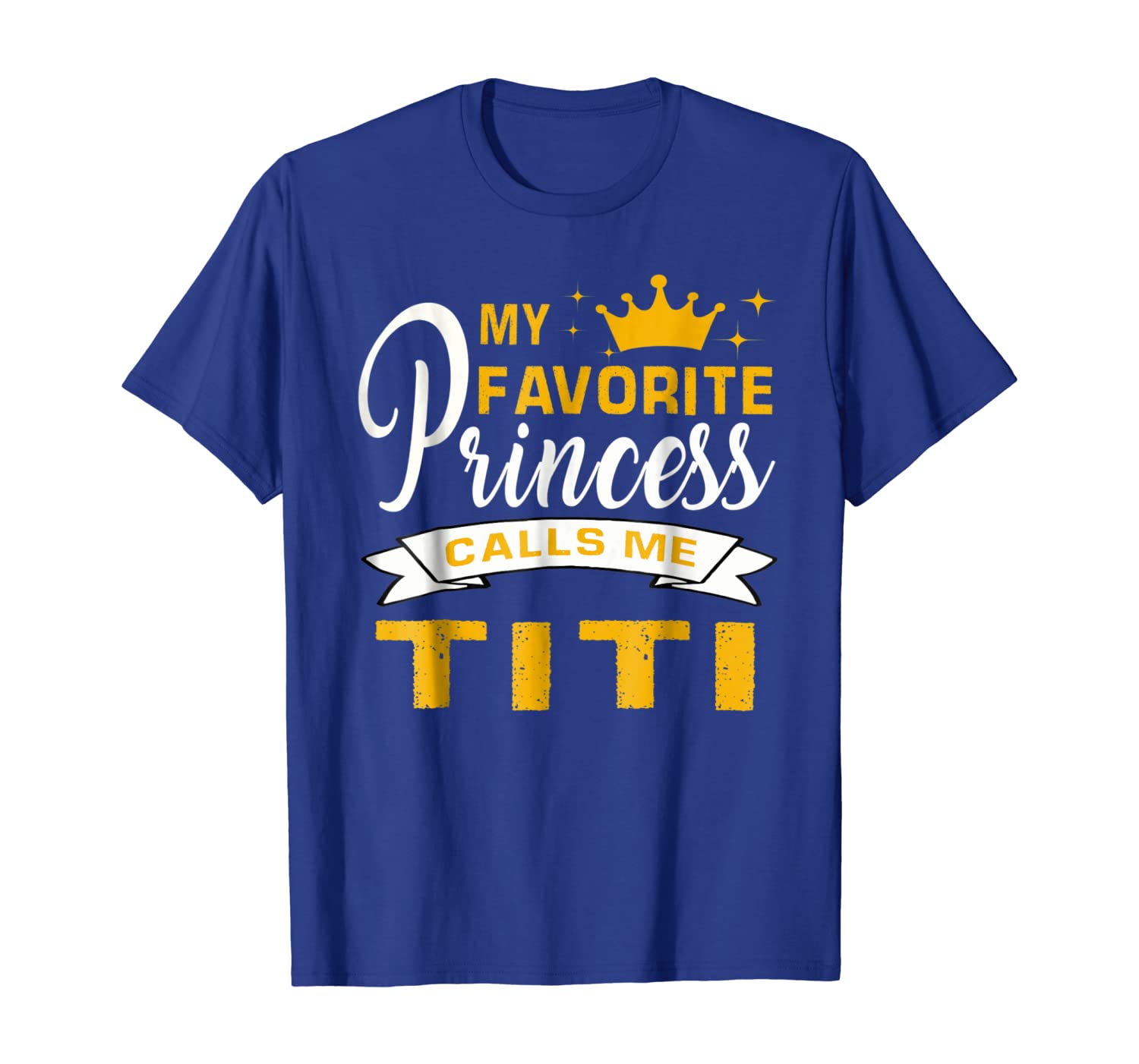 

My Favorite Princess Calls me Titi Shirt, White;black