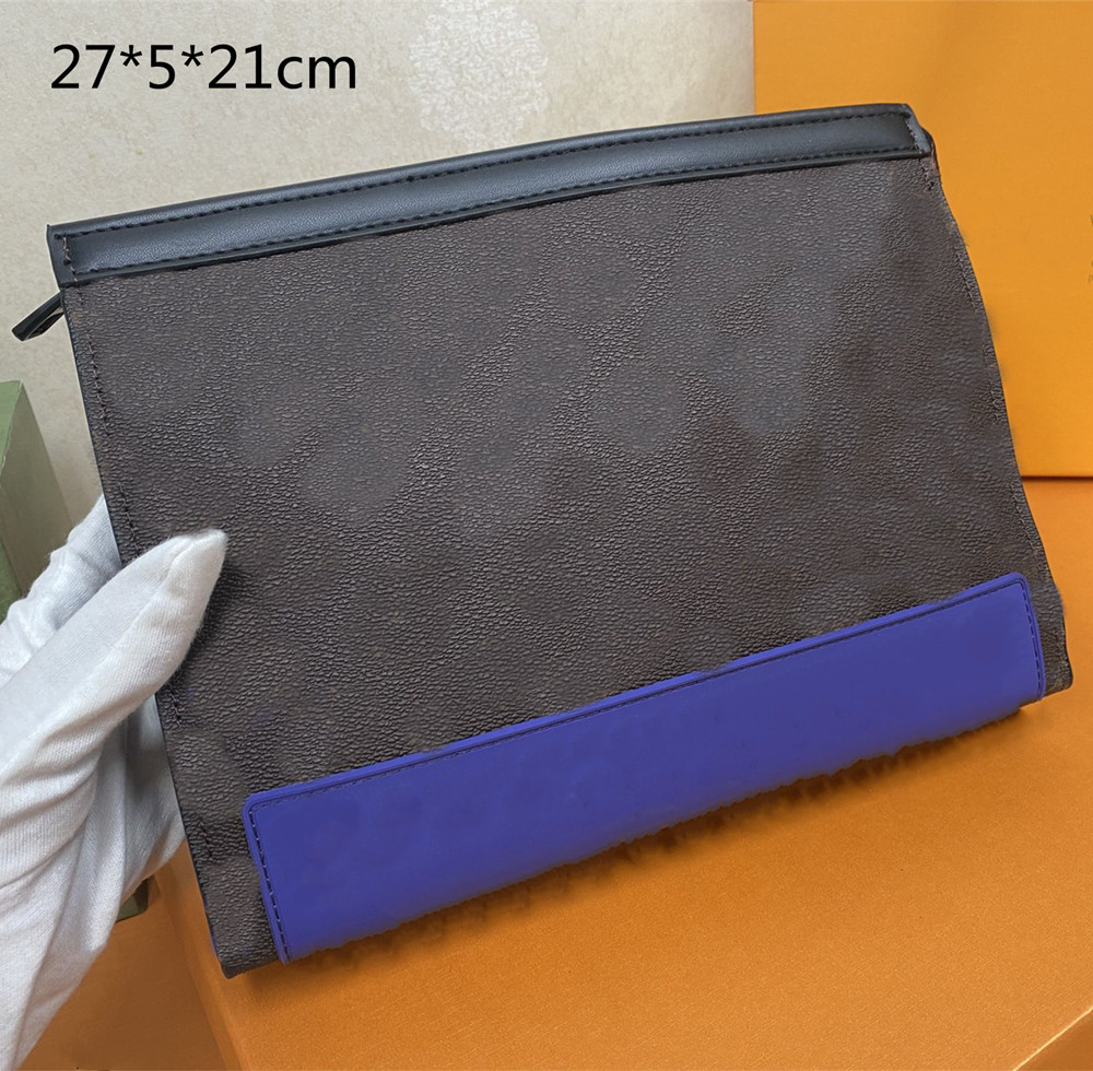 

2021 Designer Mens Toiletry Kits Clutch Bags Luxury Purses Wallets Card Holders Fashion Printed Flowers 3D Letters High Quality