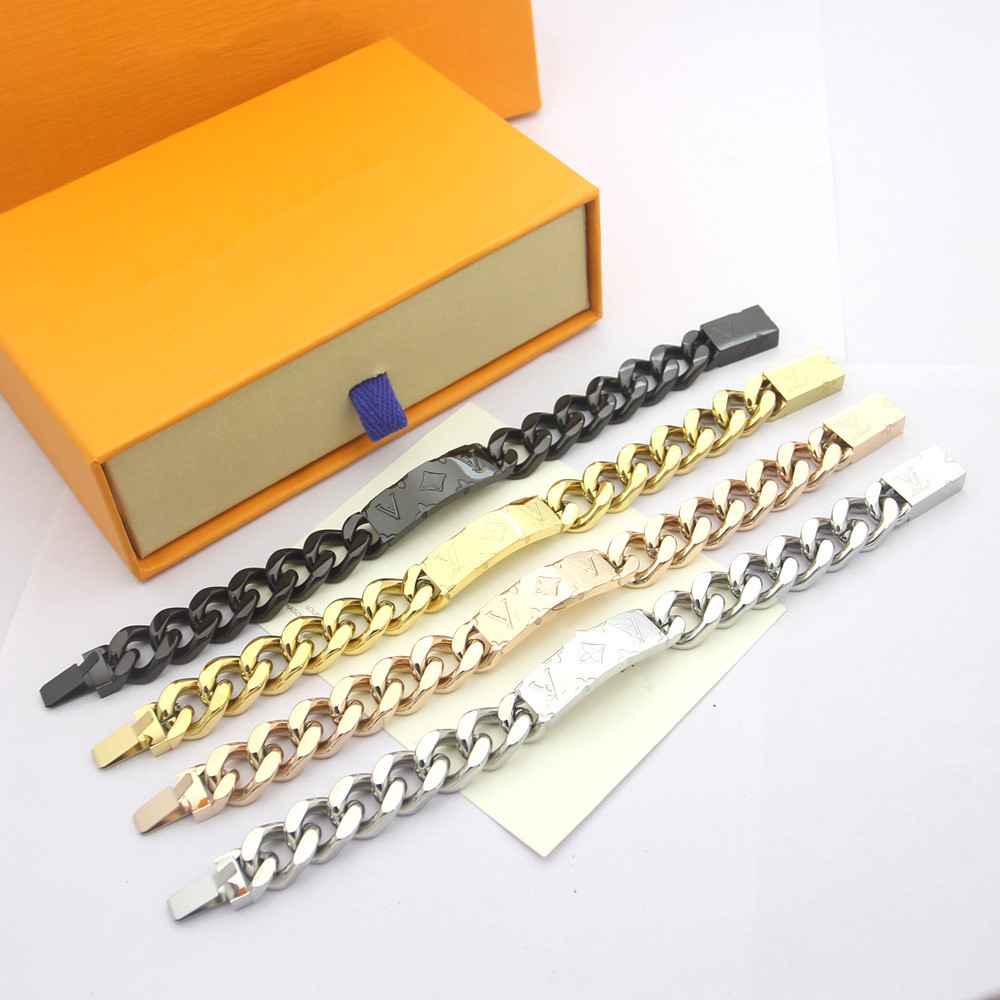 

Gold color Men iced out Stainless steel link Women bracelets fashion rhinestone Miami cuban chain hip hop colorful bracelet