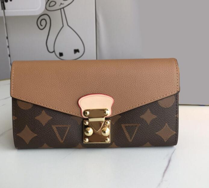 

2021 Fashion flowers wallets luxurys Men Women leather bags High Quality Classic Letters Key coin Purse Original Box Plaid card holder M2010, 7 only box