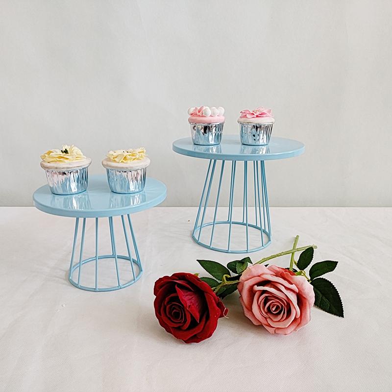 

Other Bakeware 1pcs/lot Multicolor Cake Stand Home Party Display Wedding Decoration Desktop Afternoon Tea Birthday Dessert Fudge