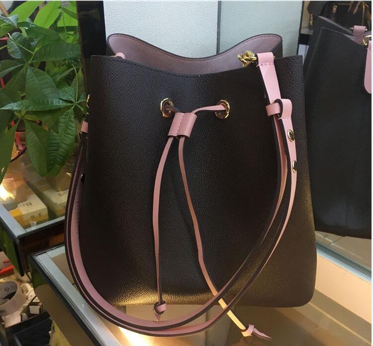 

hot solds luxurys designers Fashions Bags NEONOE Bucket Handbags flower Purses Women Tote Brand Letter Genuine Leather Shoulder Bags crossbody bag, Not sold separately