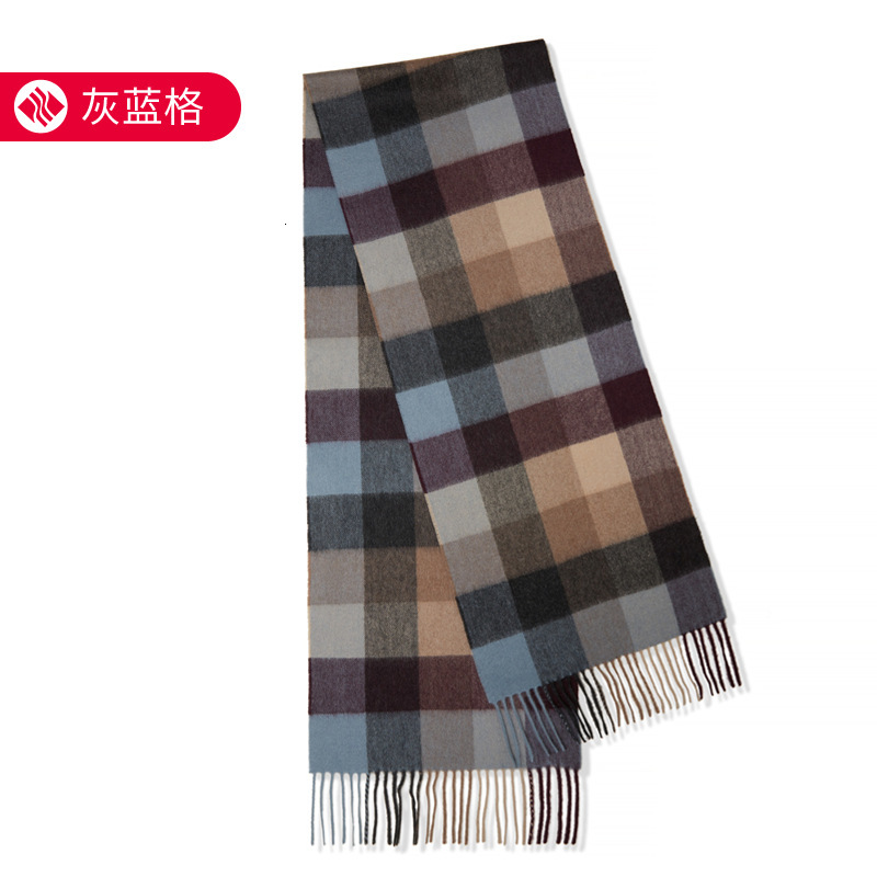 

100 pure cashmere Thick scarf With tassel for men and women in Autumn winte
