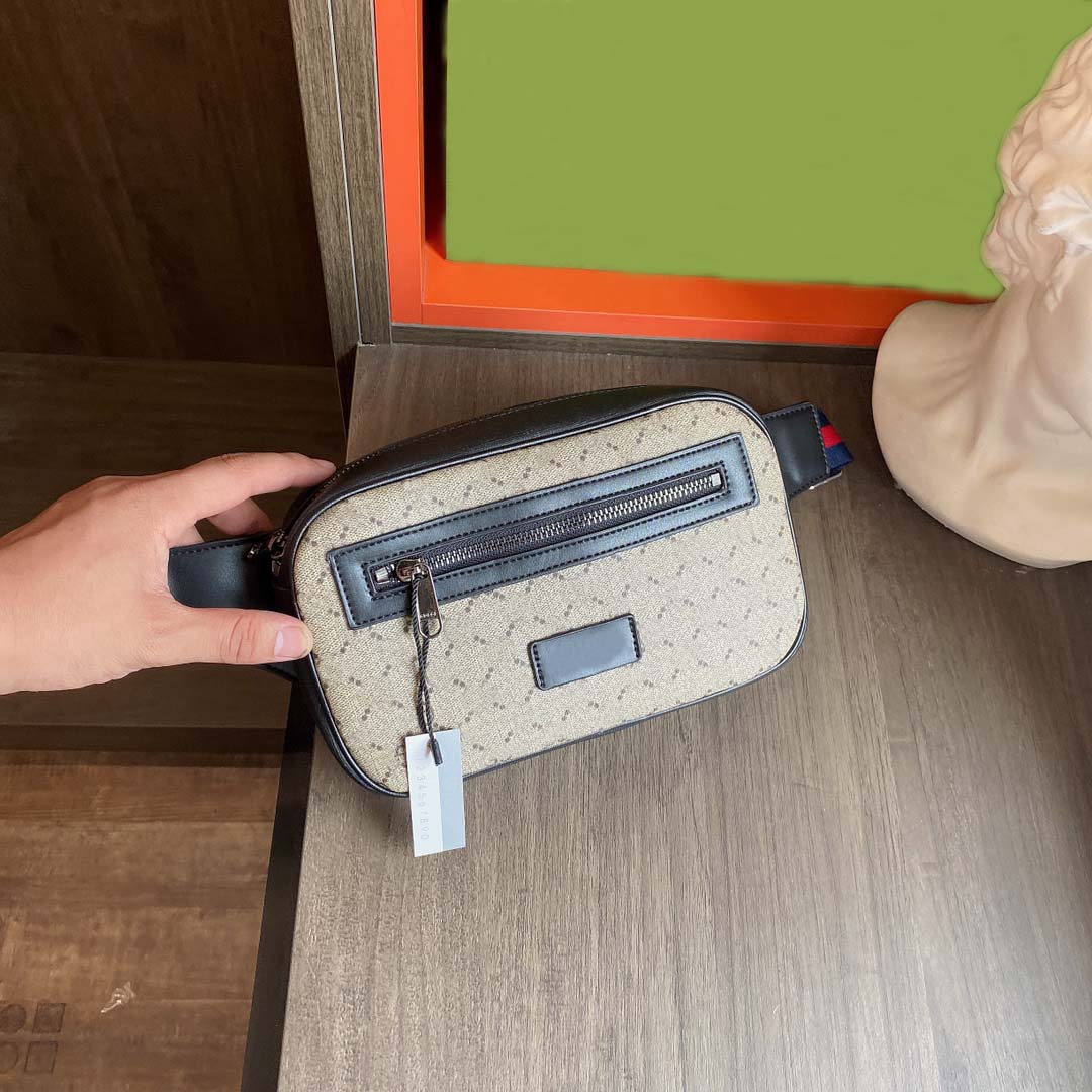 

Luxucy Designer Men's Waist Bags Chest Bag Leather Canvas Women's Bumbag Soft Perfect Craftsmanship A Variety Of Styles To Choose, 24*14*5.5cm