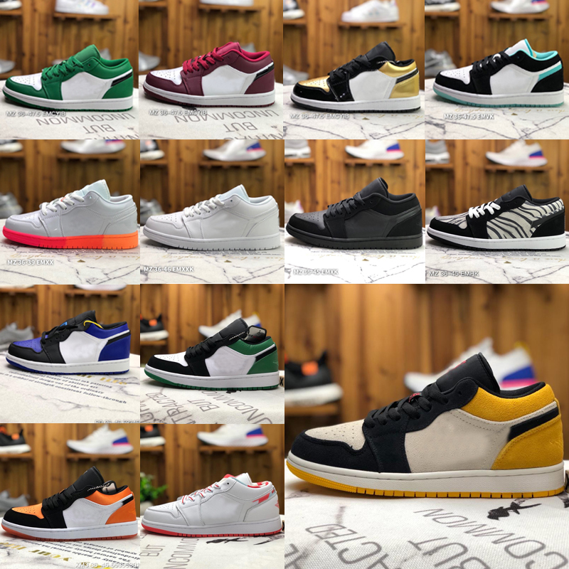 

2021 Jumpman 1s Mens Sneakers Trainers Fashion OG High Top Leather Casual Outdoor Dunk Shoes Unisex Zapatillas Skateboarding Sports 36-44 g0cU#, Black