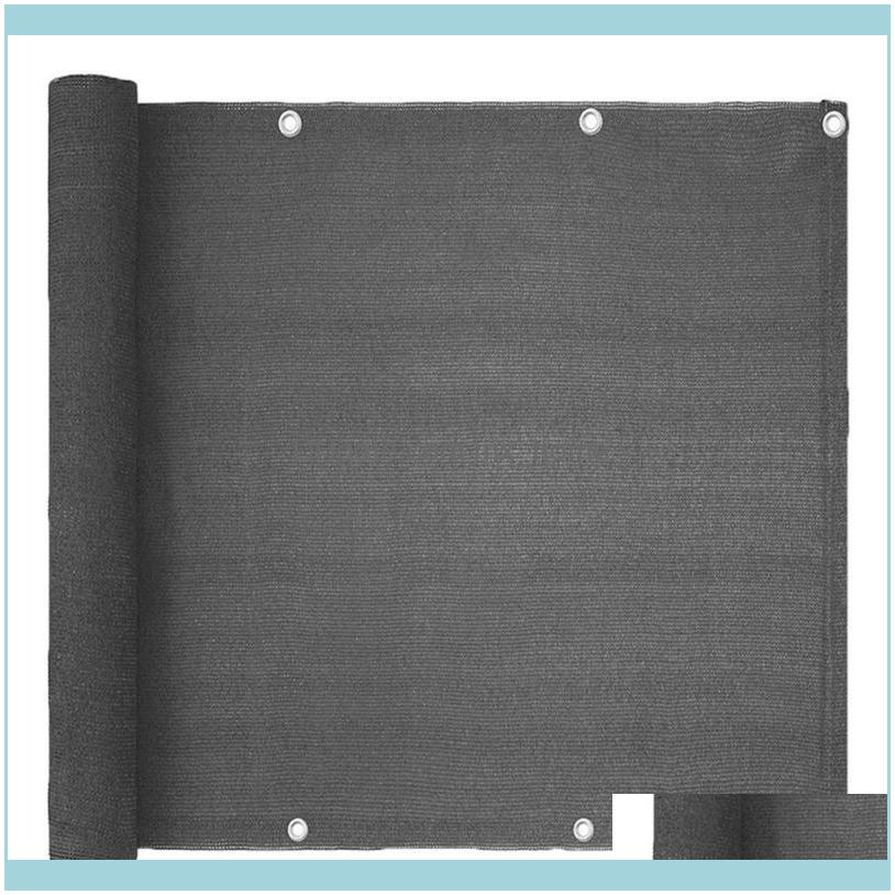 

Buildings Patio, Lawn Home & Gardensunshade Net Wind Balcony Garden Fence Er With Ties Swimming Pool Privacy Screen Outdoor Awning Breeze De, 0.9x5m grey