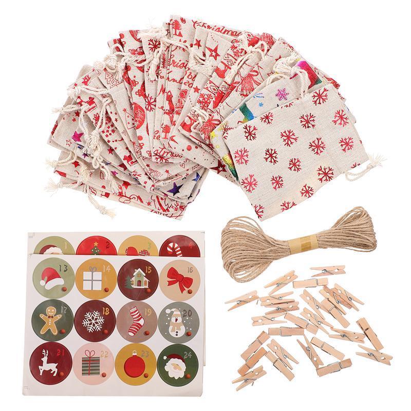 

Gift Wrap 1 Set Wrapping Bags Xmas Festival Candy Lovely Present Boxes Packaging