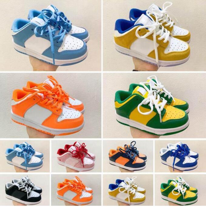 

Dank SB Low SP Kids Running Shoes Champ University Orange Infant Boys Girl Sneakers Marine Syracuse White blaze Brazil Varsity Maize Eur 26-37, 10