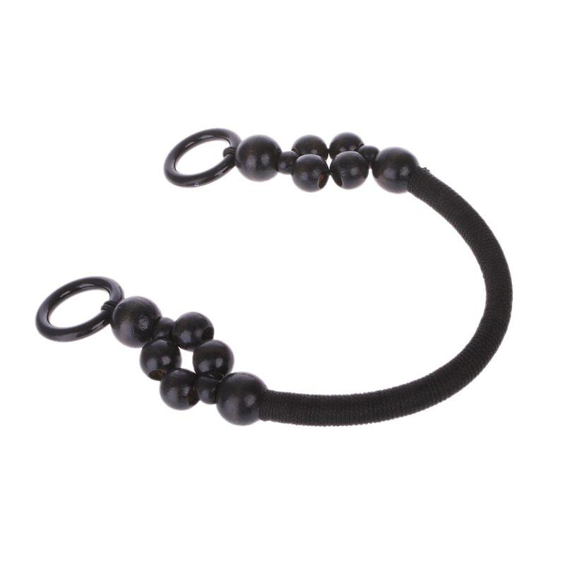 

Storage Bags Wood Bead Rope Bag Strap Handle Shoulder Belt For Handbag DIY Replacement