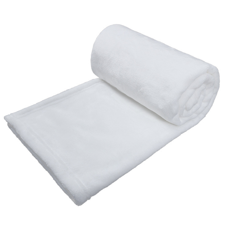 

Sublimation Baby Blankets 30*40inch Polyester Blanket Warm Soft Sofa Cover White Blank Thermal Transfer Printing Swaddle Wrap