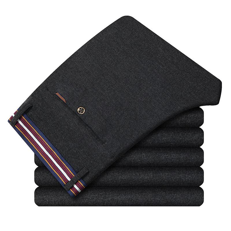 

Men's Pants Mens Suit Summer Men Dress Straight Business Office Formal Big Size Classic Trousers Male Aesthetic, 301 blue