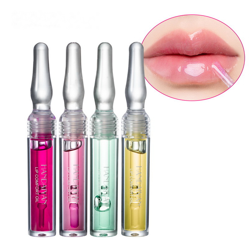 

Handaiyan Lip Gloss Fuller Lips Oil Plump Natura Small Ampoule Anti Drying Moisturizer Hydrating Transparent Makeup Toot Lipgloss, #01
