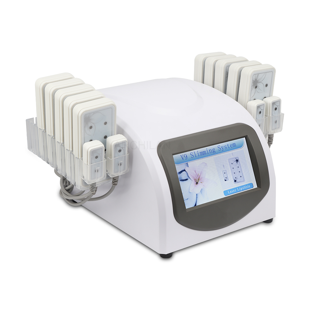 

High quality Portable Home Lipolaser Professional Slimming Machine 10 largepads 4 smallpad Lipo Laser Beauty Equipment Device for Weight Loss
